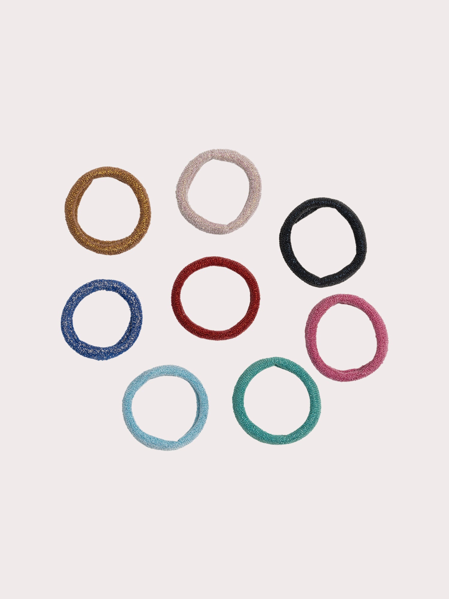 Lot de 8 élastiques multicolores pour fille