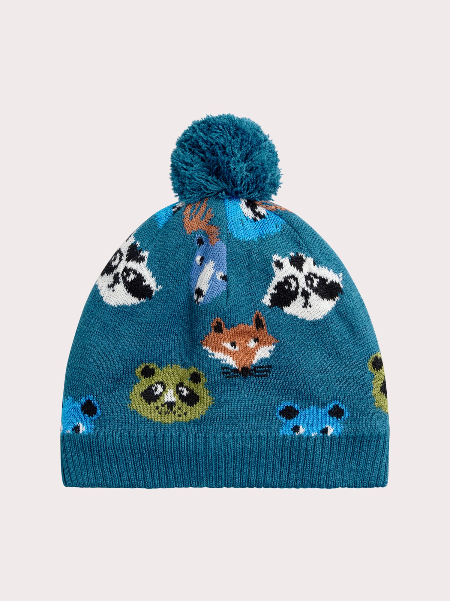 Bonnet bleu motif fantaisie pour garçon