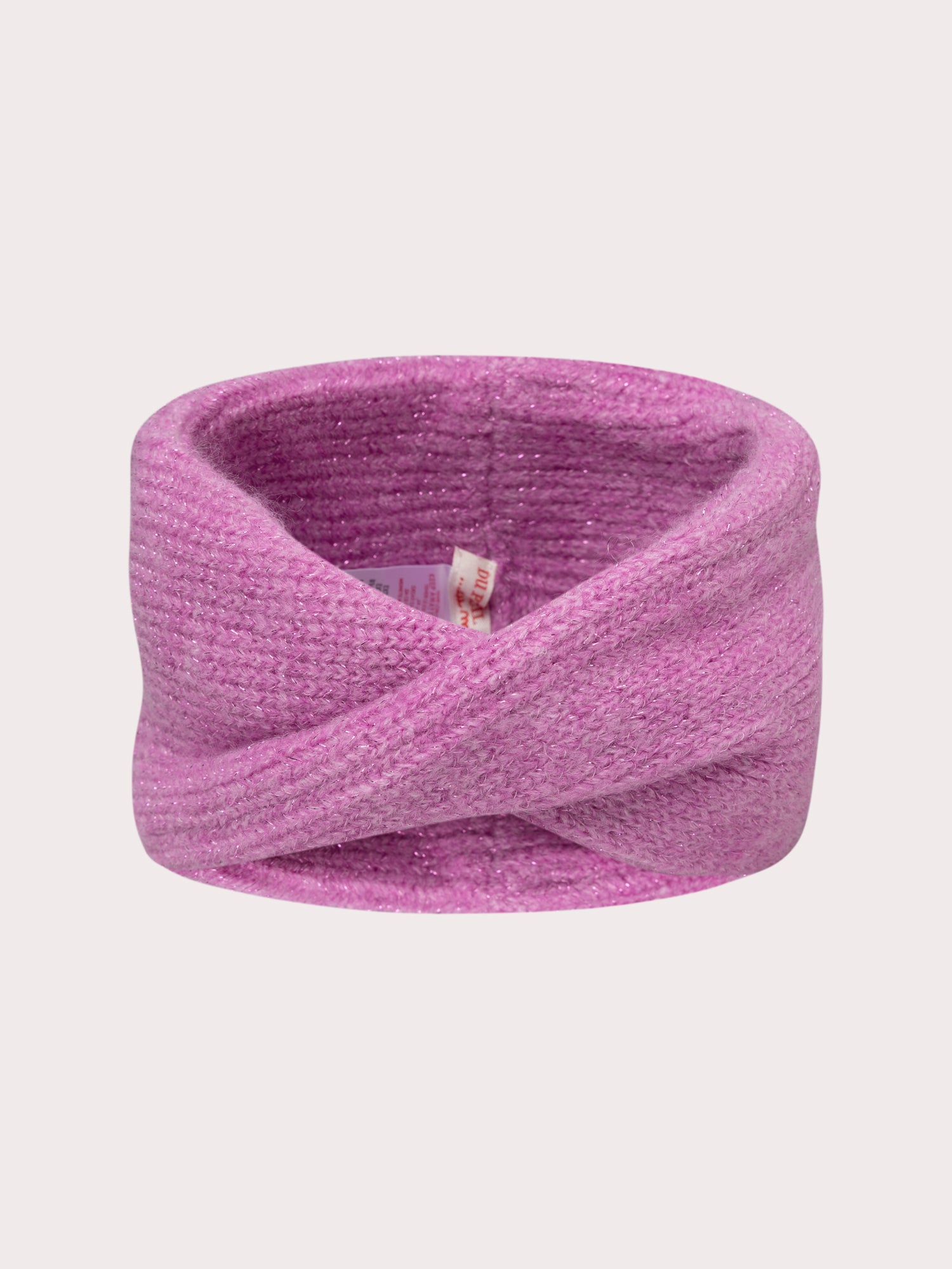 Snood violet pailleté pour bébé fille