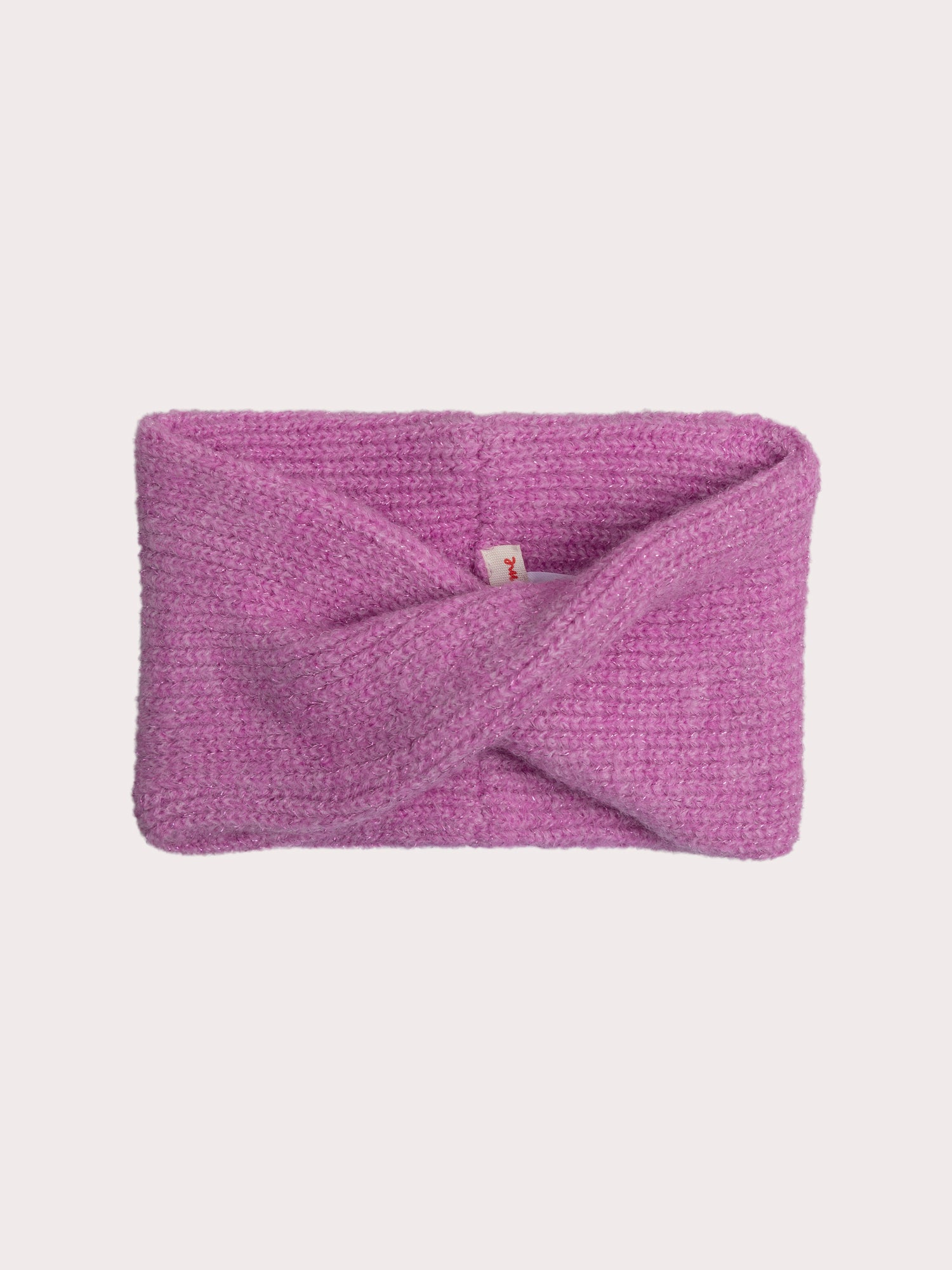 Snood violet pailleté pour bébé fille